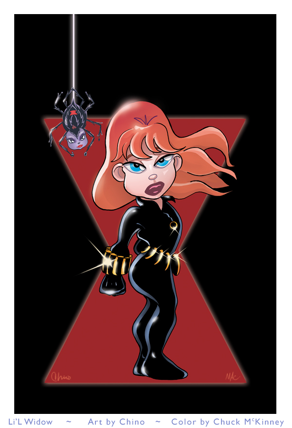 Lil Miss marvel ~ Art by Chino ~ Color by Chuck McKinney