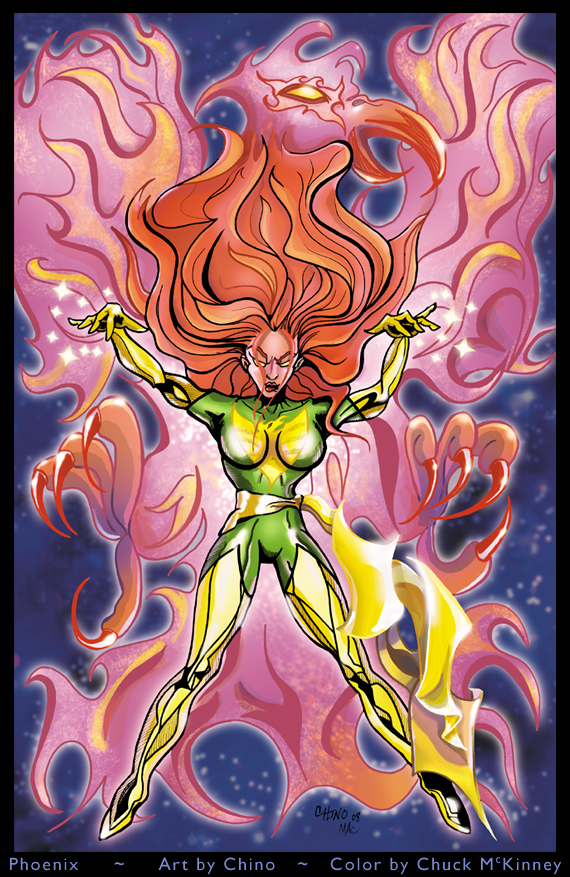 Birds of Prey ~ Art by Chino ~ Color by Chuck McKinney